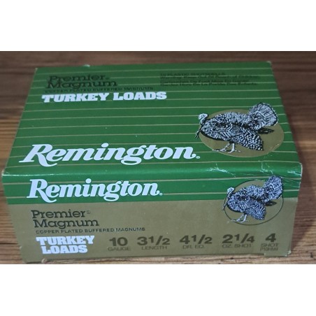 CARTOUCHES  REMINGTON PREMIER 10/89 63.5GR /10 (PBN°4)