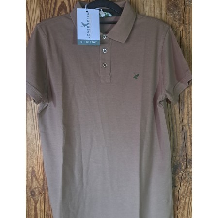 Polo lovergreen marron clair