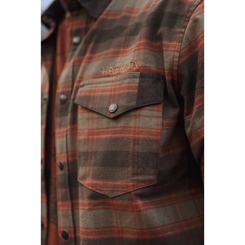 Chemise Harkila Aivak automne orange