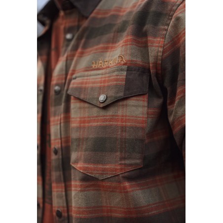 Chemise Harkila Aivak automne orange