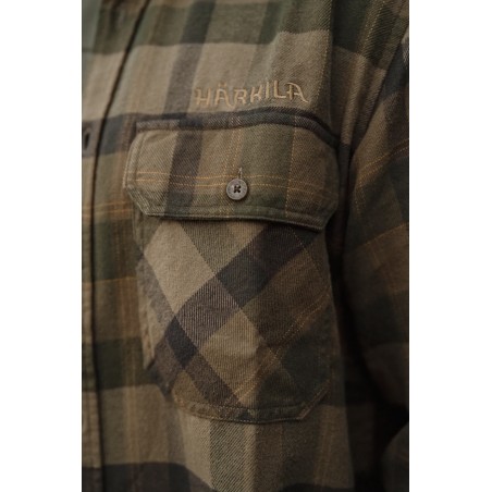 Chemise Harkila Asmund green