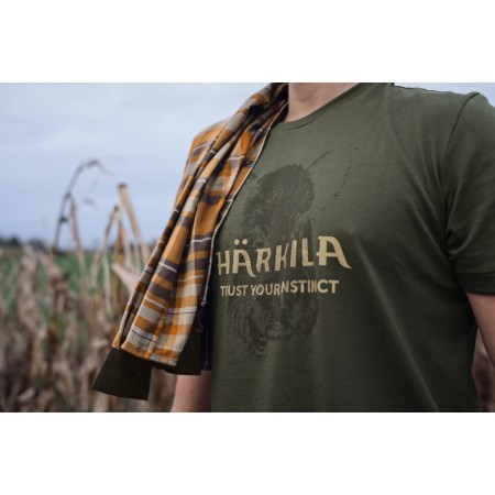 Tee Shirt Harkila wildboar logo