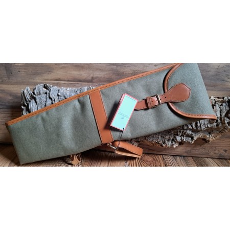 Fourreau Mareuil souple vert vert et cuir