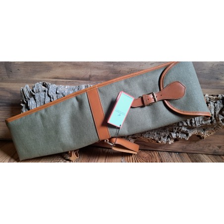 Fourreau Mareuil souple vert vert et cuir