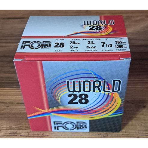 FOB   WORLD CALIBRE 28 EN 7.5