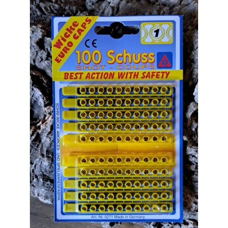 AMORCES CARTOUCHES GONHER BLISTER DE 100