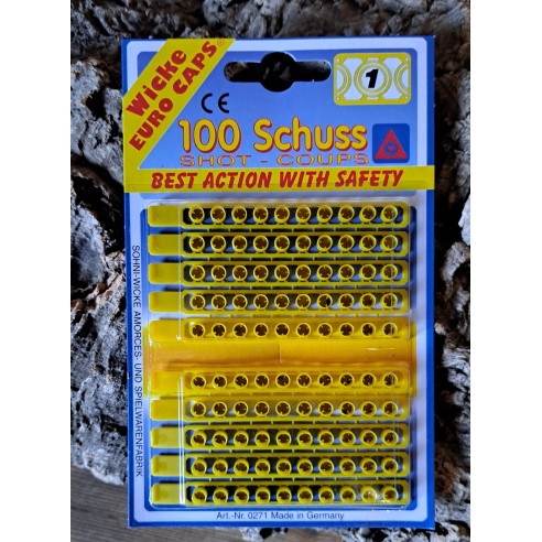 AMORCES CARTOUCHES GONHER BLISTER DE 100