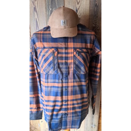 Chemise Harkila Pajala Bombay Brown