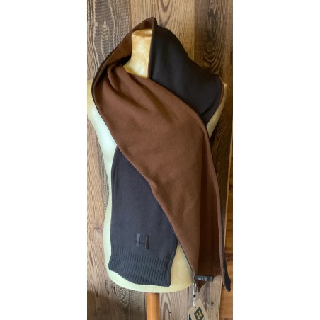 Echarpe Harkila Scarf verte / marron