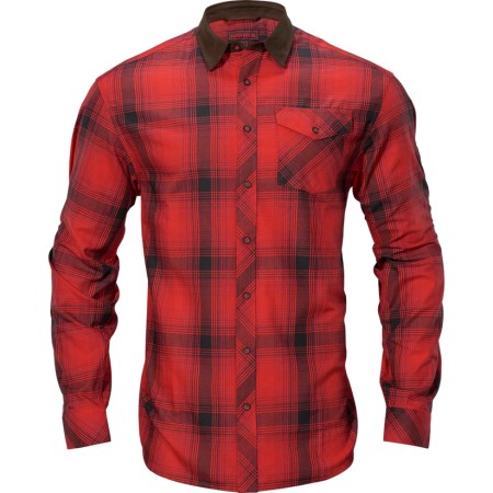 Chemise Harkila Driven rouge 2