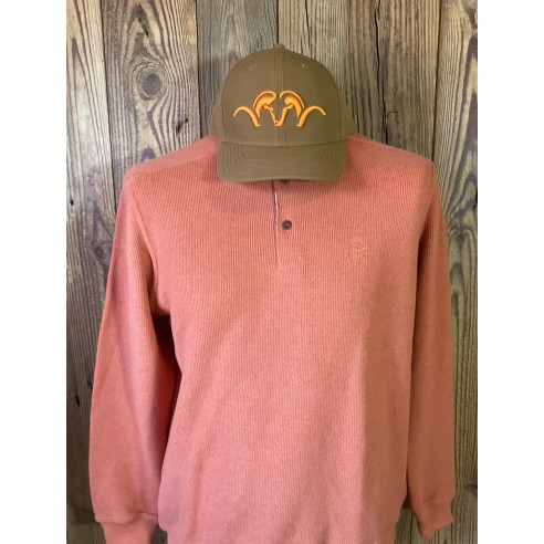 Pull col boutons Lovergreen Orange