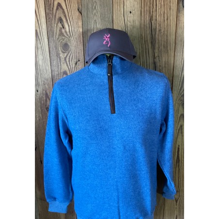 Sweat Zip bleu Lovergreen